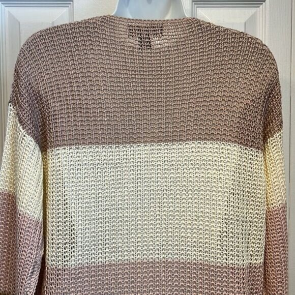 Inc International Concepts Colour Block Loose Knit Cardigan Size M - Picture 9 of 12